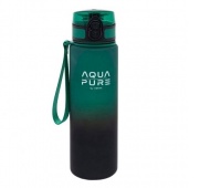Bidon AQUA PURE by ASTRA 600ml.green/black, Bidony, Bidony i śniadaniówki