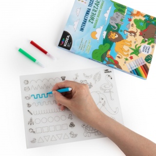 INTERAKTYWNA TECZKA ZWIERZAKI KIDEA, Kreatywne, Zabawki