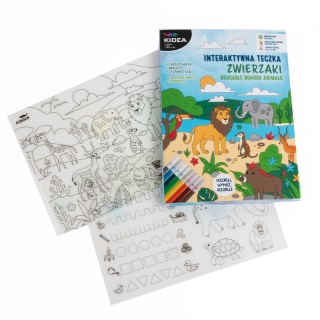 INTERAKTYWNA TECZKA ZWIERZAKI KIDEA, Kreatywne, Zabawki