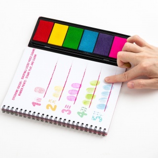 KOLOROWE ODCISKI KSIĘŻNICZKA KIDEA, Kreatywne, Zabawki