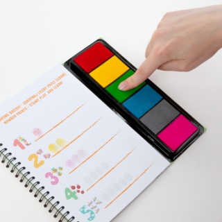 KOLOROWE ODCISKI KREATYWNE ZOO KIDEA, Kreatywne, Zabawki