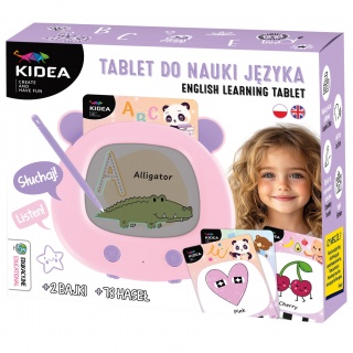 TABLET DO NAUKI JĘZYKA A KIDEA, Edukacyjne, Zabawki