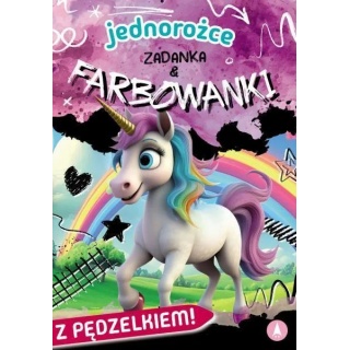 FARBOWANKI JEDNOROŻCE, Kolorowanki, Książeczki