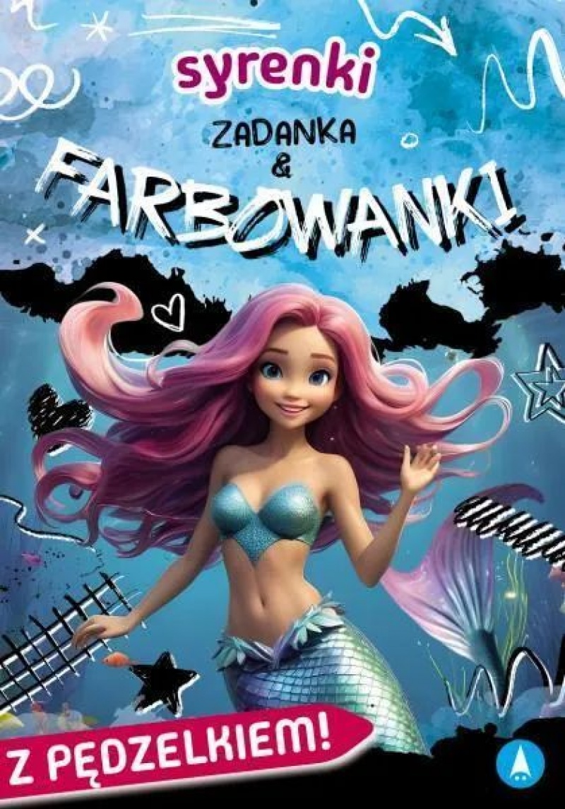 FARBOWANKI SYRENKI FARBOWANKI SYRENKI, Kolorowanki, Książeczki