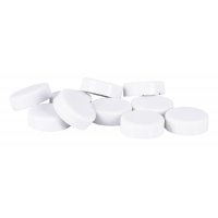 Magnesy do tablic Q-CONNECT, okrągłe, 20mm, 10szt, białe, Bloki, magnesy, gąbki, spraye do tablic, Prezentacja