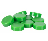 Magnesy do tablic Q-CONNECT, okrągłe, 20mm, 10szt, zielone, Bloki, magnesy, gąbki, spraye do tablic, Prezentacja