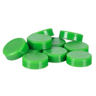 Magnesy do tablic Q-CONNECT, okrągłe, 20mm, 10szt, zielone, Bloki, magnesy, gąbki, spraye do tablic, Prezentacja