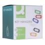 Key chains Q-CONNECT, 50×22mm, 100 szt., white