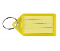 Key chains Q-CONNECT, 55x30mm, 40 pcs., yellow