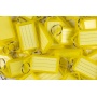 Zawieszki na klucze Q-CONNECT, 55x30mm, 40 szt., żółte, Szafki na klucze, Wyposażenie biura