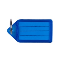 Zawieszki na klucze Q-CONNECT, 55x30mm, 40 szt., niebieskie, Szafki na klucze, Wyposażenie biura