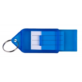 Zawieszki na klucze Q-CONNECT, 55x30mm, 40 szt., niebieskie, Szafki na klucze, Wyposażenie biura