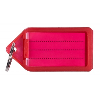 Zawieszki na klucze Q-CONNECT, 55x30mm, 40 szt., czerwone, Szafki na klucze, Wyposażenie biura