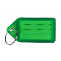 Zawieszki na klucze Q-CONNECT, 55x30mm, 40 szt., zielone, Szafki na klucze, Wyposażenie biura