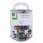 Pinezki do map Q-CONNECT, 4x20mm, w plastikowym pudełku, mix kolorów