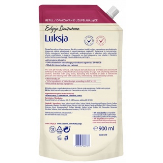 LUKSJA MYDŁO W PŁYNIE 900ML.ZAPAS KORZENNE CIAST., Mydła i dozowniki, Art. higieniczne i dozowniki