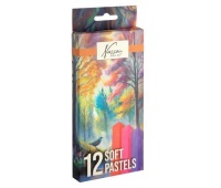 PASTELE SUCHE 12-KOL., Pastele, węgiel rysunkowy, Plastyka