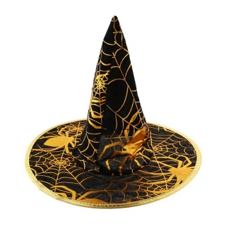 KAPELUSZ CZAROWNICY PAJĘCZYNA, Halloween, Art. świąteczne i okolicznościowe