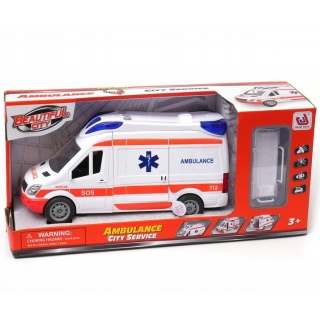 SAMOCH&Oacute;D KARETKA POGOTOWIA 8002, Pojazdy, Zabawki