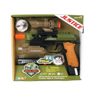 PISTOLET NA BATERIE 7577, Dla chłopca, Zabawki