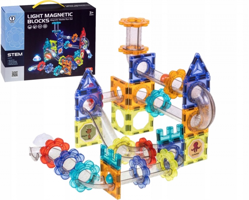 KLOCKI MAGNETYCZNE TOR 81EL., Klocki, Zabawki