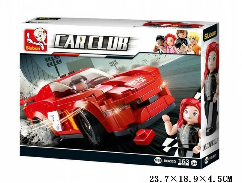 KLOCKI SLUBAN KLUB MOTO 163EL 6909, Klocki, Zabawki