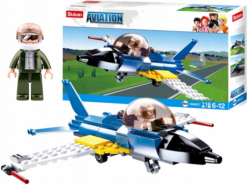 KLOCKI SLUBAN LOTNISKO 116EL. 7005, Klocki, Zabawki