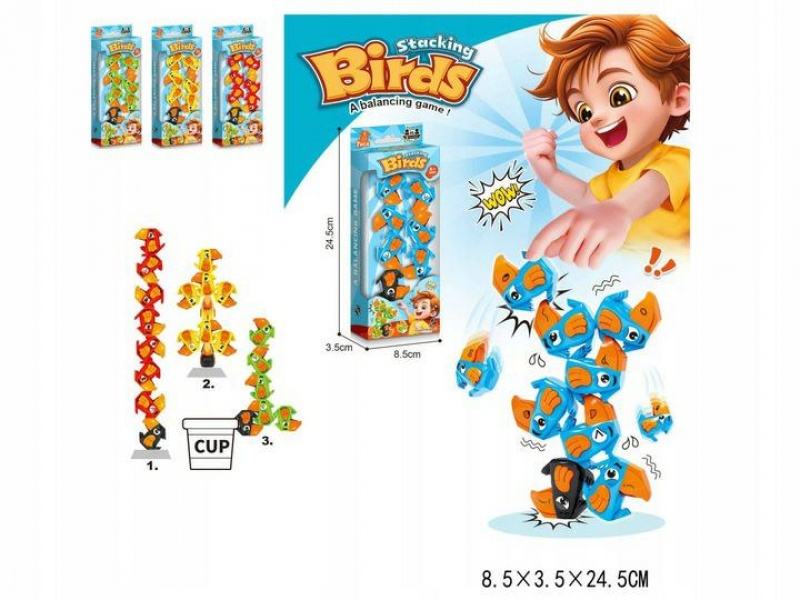 GRA ZRĘCZNOŚCIOWA PTAKI 8158, Kreatywne, Zabawki