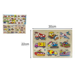 UKŁADANKA DREWNIANA 8752, Drewniane, Zabawki