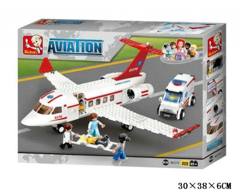 KLOCKI-SLUBAN LOTNISKO 335 EL 9494, Klocki, Zabawki