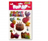 Kolori Naklejki metaliczne PUP-2306 Happy Birthday