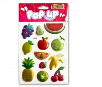 Kolori Naklejki metaliczne PUP-2603 Fruits