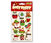 Kolori Naklejki Puffy SWPX-3204 Christmas Gifts