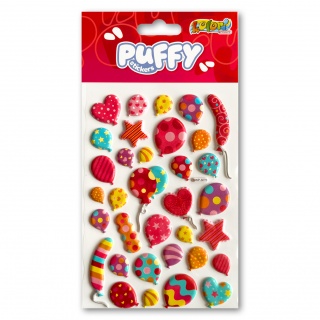 Kolori Naklejki Puffy SWP-307B Party, Naklejki, Art. kreatywne