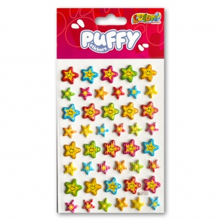 Kolori Naklejki Puffy SWP-303A Star Cookkies, Naklejki, Art. kreatywne