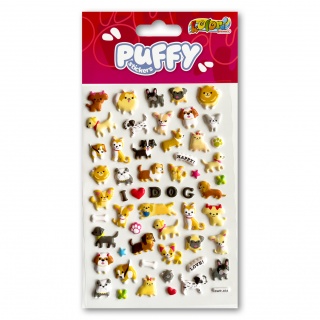 Kolori Naklejki Puffy SWP-405 I Love Cat, Naklejki, Art. kreatywne