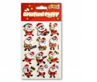 Kolori Naklejki Puffy SWPX1806 Emotion Santa Claus