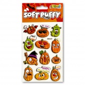 Kolori Naklejki Puffy SWPH-1802 Halloween Pumpkins