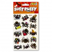 Kolori Naklejki Puffy SWPH-1805 Halloween Spiders