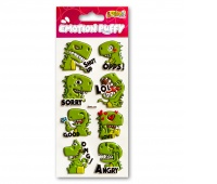 Kolori Naklejki Puffy SWP-1707 Emotion Dino