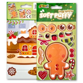 Kolori Naklejki Puffy SWPX-2103 Fun with Ginger., Naklejki, Art. kreatywne