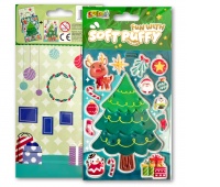 Kolori Naklejki Puffy SWPX-2104 Fun with Cristmas, Naklejki, Art. kreatywne