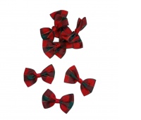 DEKORACYJNE KOKARDKI Z POLIESTRU 4CM/6CM