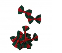 DEKORACYJNE KOKARDKI Z POLIESTRU 4CM/6CM