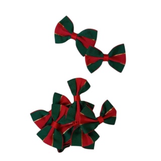 DEKORACYJNE KOKARDKI Z POLIESTRU 4CM/6CM, Artykuły zdobnicze, Art. kreatywne