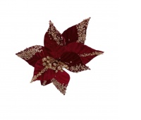 KWIAT POISENCJI BORDO DO KOMPOZYCJI 35CM