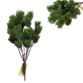 GAŁĄZKA ZIELONEJ JODŁY 36CM, Boże Narodzenie, Art. świąteczne i okolicznościowe