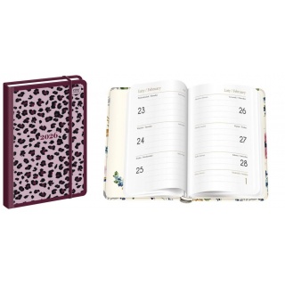 KALENDARZ A6 TYGODNIOWY MAT+UV PATTERN 2026, Tygodniowe, Kalendarze