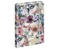 KALENDARZ B6 TYGODNIOWY MAT+UV FLOWERS 2026