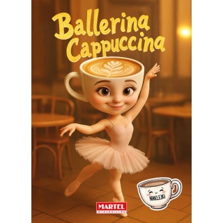 BELLERINAS CAPPUCCINA Z NAKLEJKAMI, Kolorowanki, Książeczki
